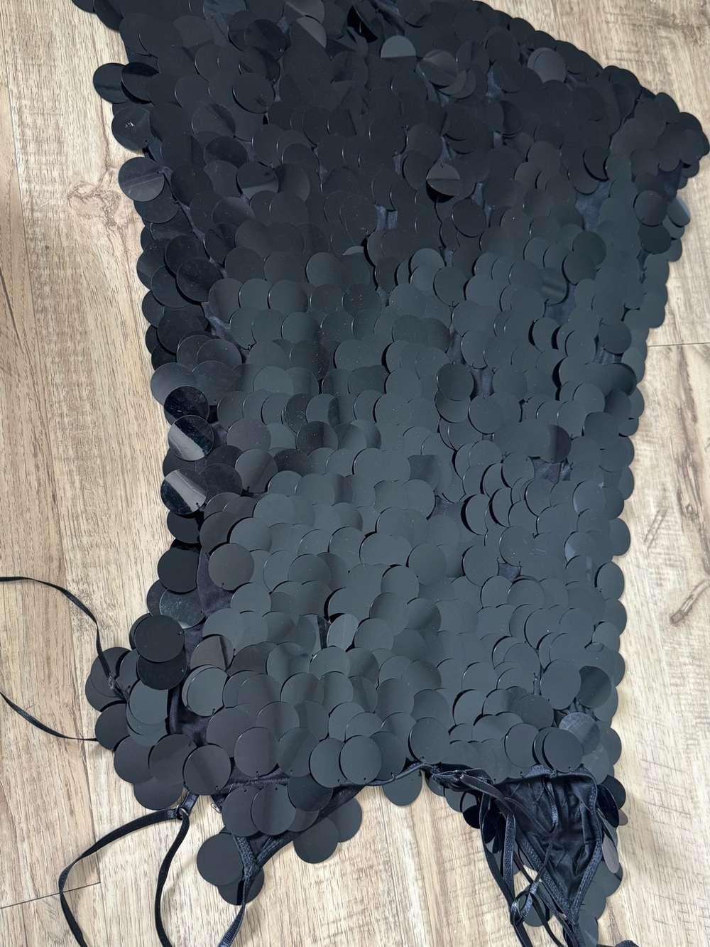 La SENZA Black Sequin Party Dress - Picture 3 of 3